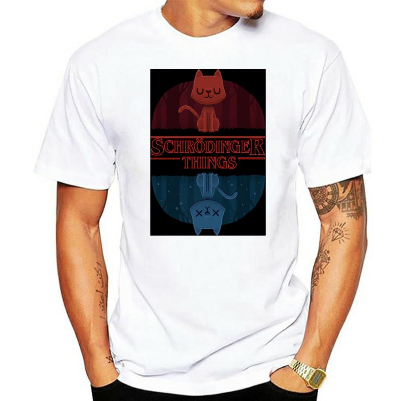 Reality Glitch Mens Schrodinger Things 티셔츠 Gift Print t-shirthip Hop Tee ShirtNEW ARRIVAL tees 100% 코튼 티셔츠